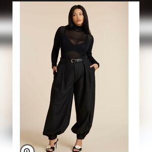 Black Balloon Trousers